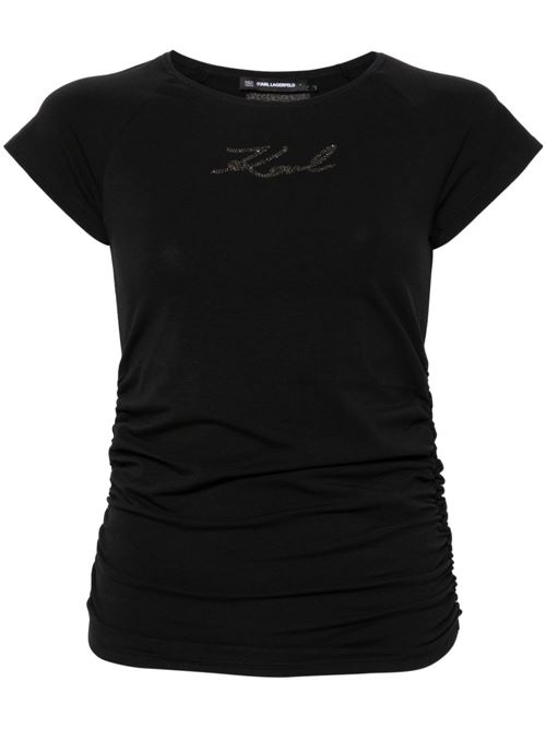 T-shirt donna maniche corte Karl Lagerfeld | 245W1700999